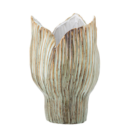 Bloomingville Mahira Vase, Green, Stoneware