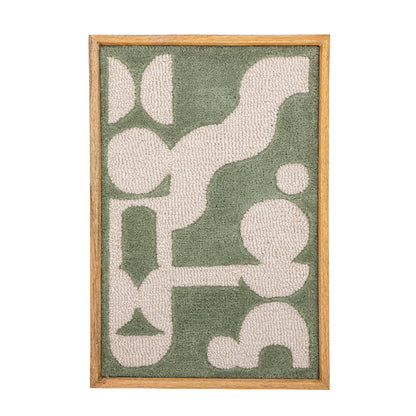 Bloomingville Longton Wall Decoration, Green, Wool