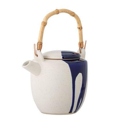 Bloomingville Okayama Teapot, Blue, Stoneware