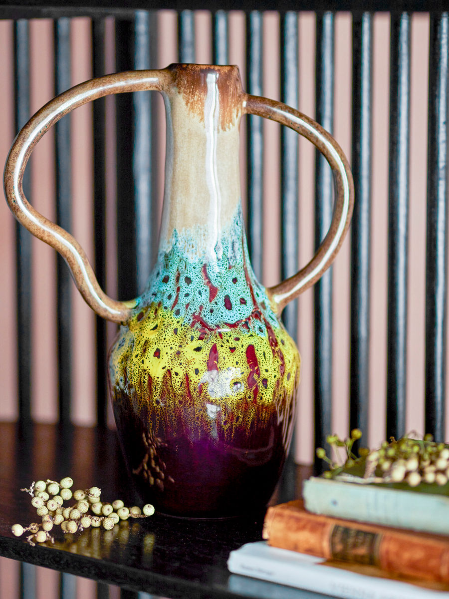 Creative Collection Mahnoor Vase, Brown, Stoneware