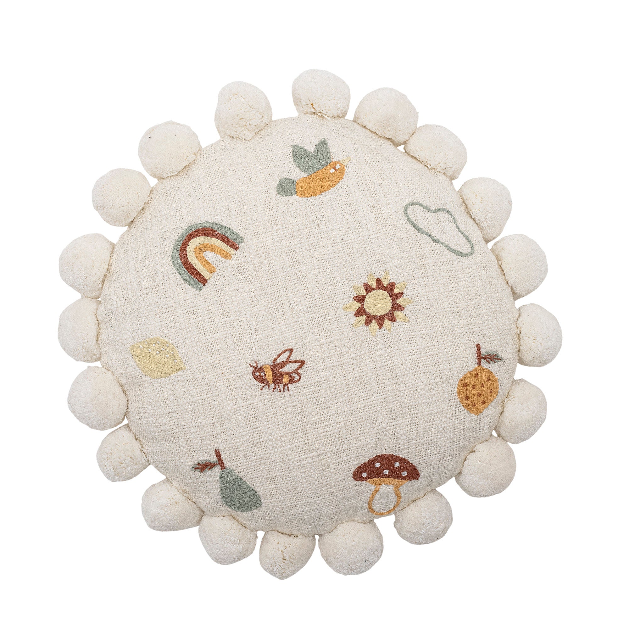 Bloomingville Mini Agnes Cushion, Nature, Cotton