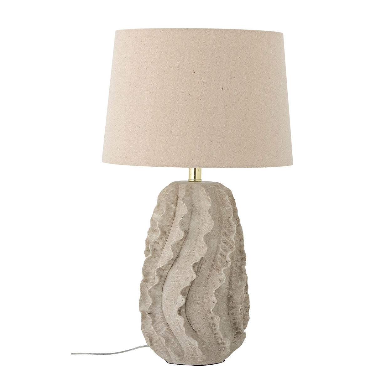 Creative Collection Natika table lamp, nature, stoneware