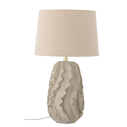 Creative Collection Natika table lamp, nature, stoneware