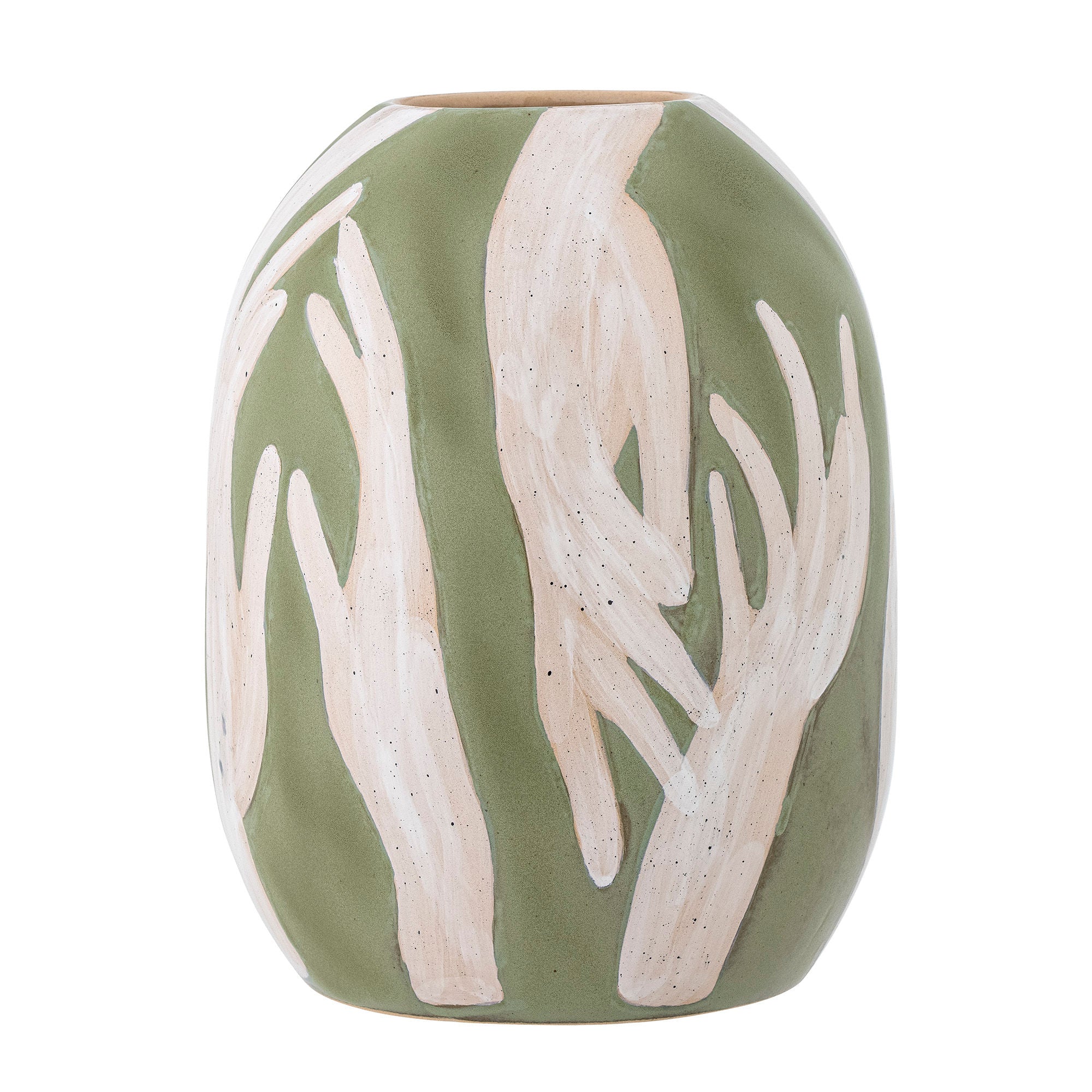 Bloomingville Adalena Vase, Green, Stoneware