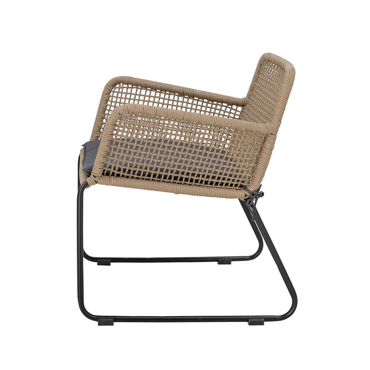 Bloomingville Mundo Lounge chair, brown, metal