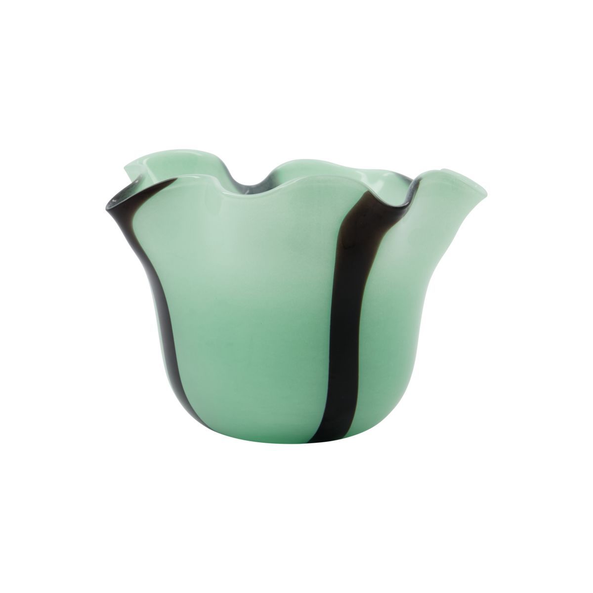 Vase, hdloose, light green