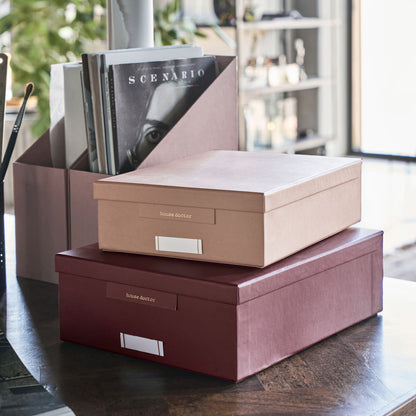 Storage boxes, HDKEEP, BORDEAUX/ROSA