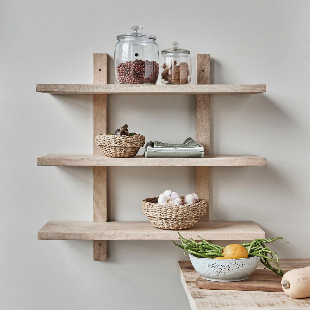 Shelf, hdset, natural