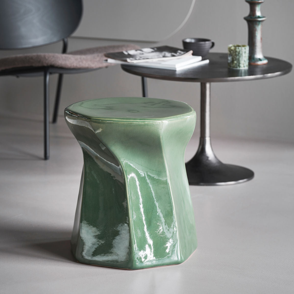 Stool, hdlapo, green