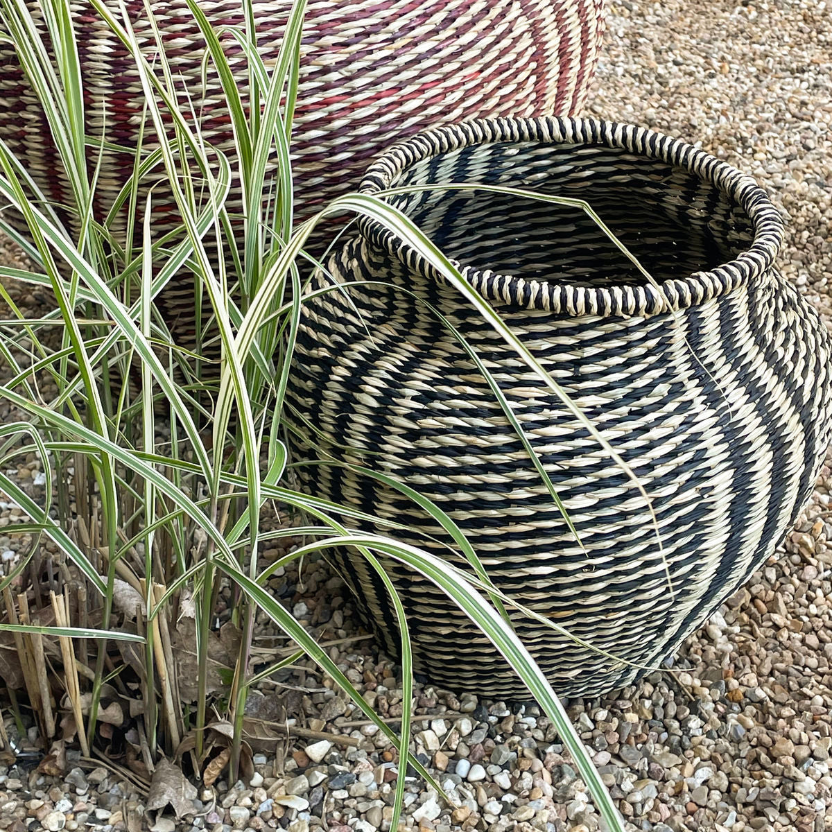 Basket, hdvilo, nature/black