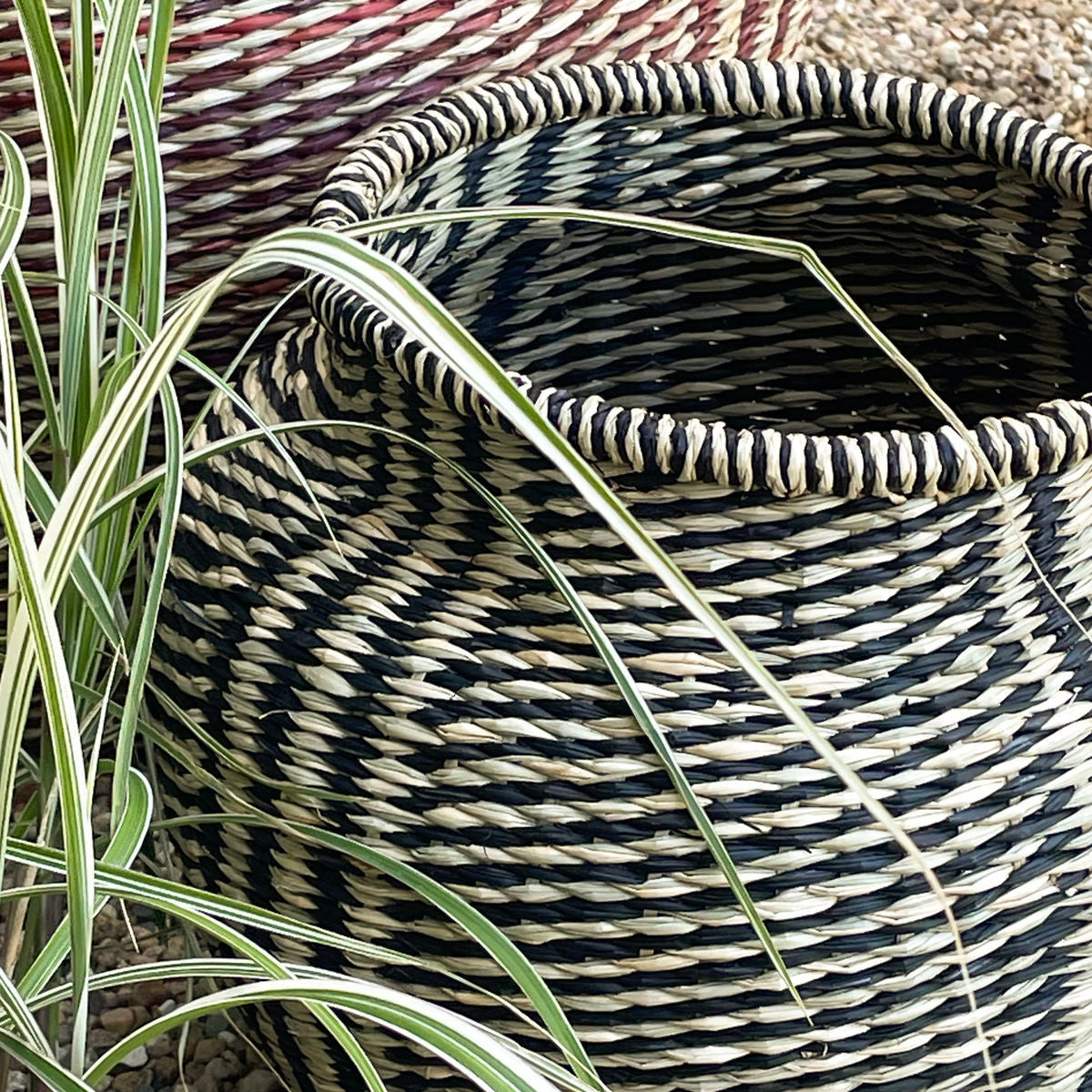 Basket, hdvilo, nature/black