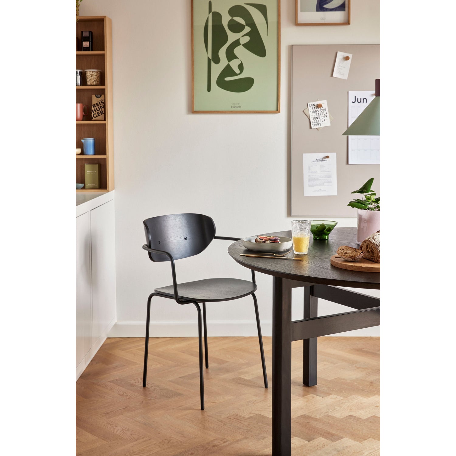 Hübsch Fjord Dining Table Large Black