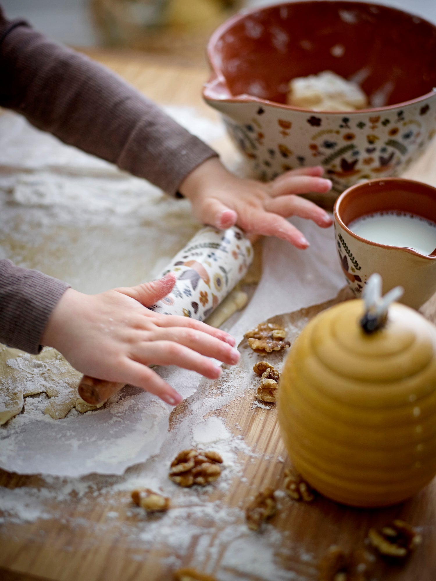 Bloomingville Mini - Bryn Baking Set, Brown, Stoneware