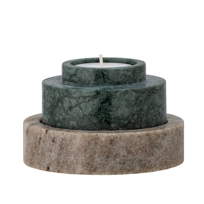 Bloomingville Dalin Lighthouse &amp; Candlestick, Green, Marble