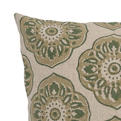 Creative Collection Nicolina Cushion, Green, Listen