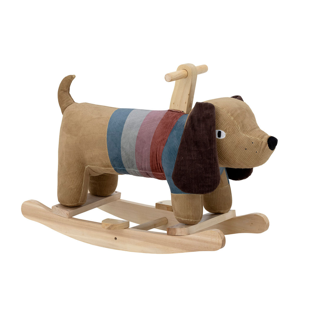 Bloomingville MINI Charlie Rocking Toy, Dog, Brun, Polyester - Bloomingville MINI - DesignGaragen.dk