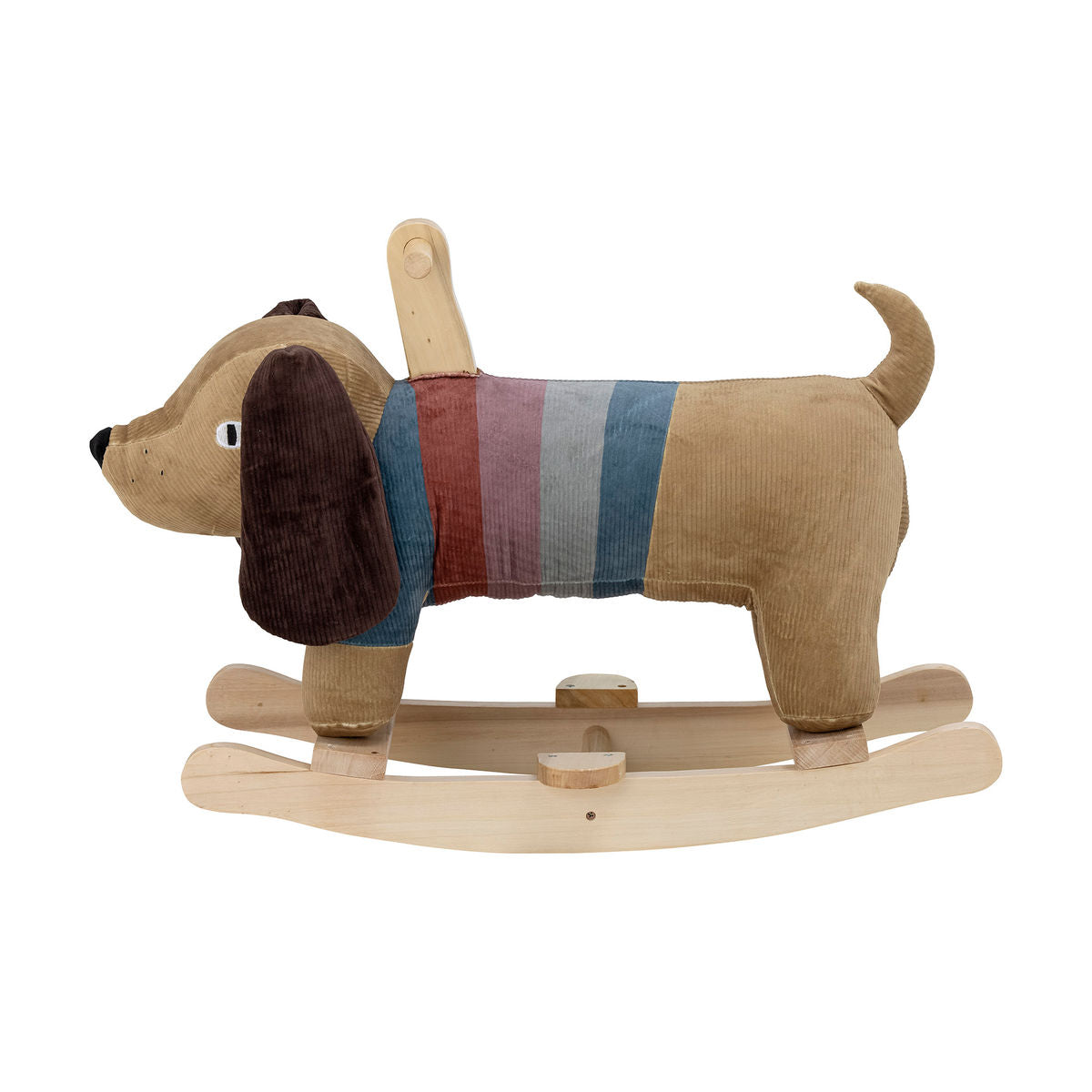 Bloomingville MINI Charlie Rocking Toy, Dog, Brun, Polyester - Bloomingville MINI - DesignGaragen.dk