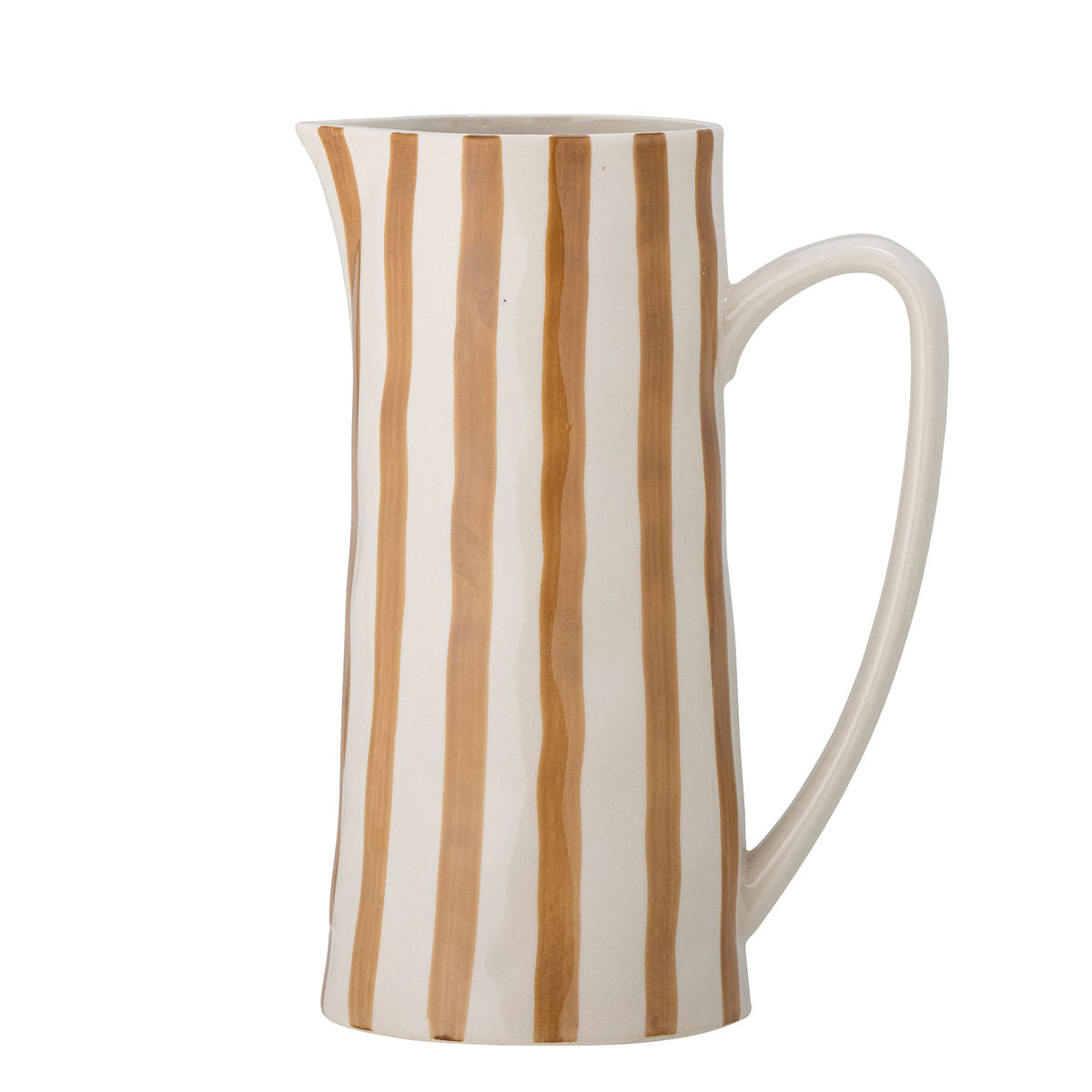 Creative Collection Begonia Pitcher, Brown, Stoneware