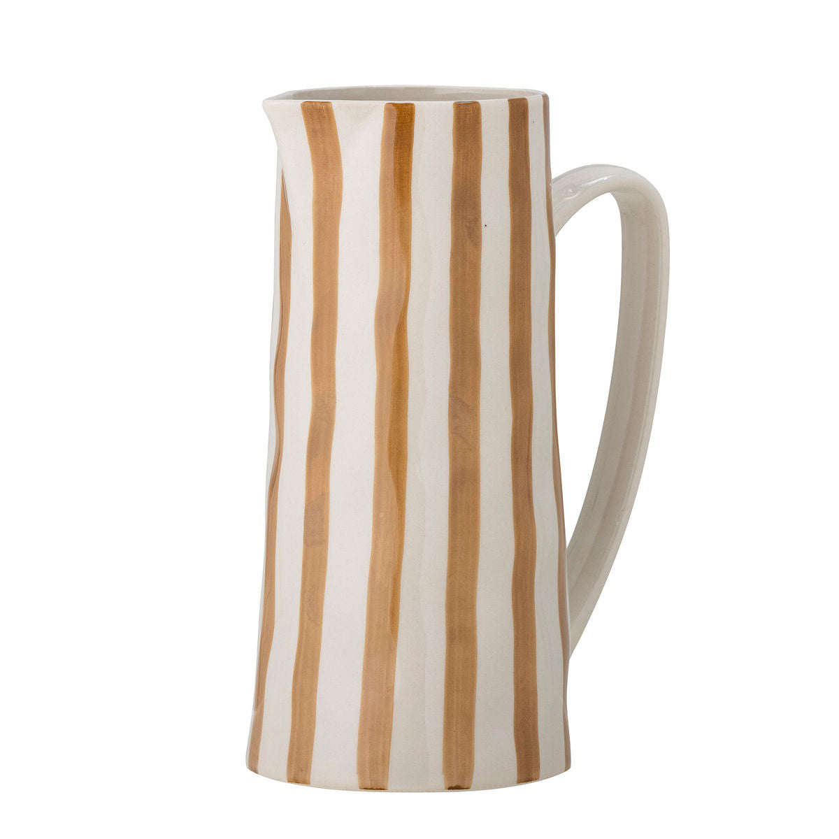 Creative Collection Begonia Pitcher, Brown, Stoneware