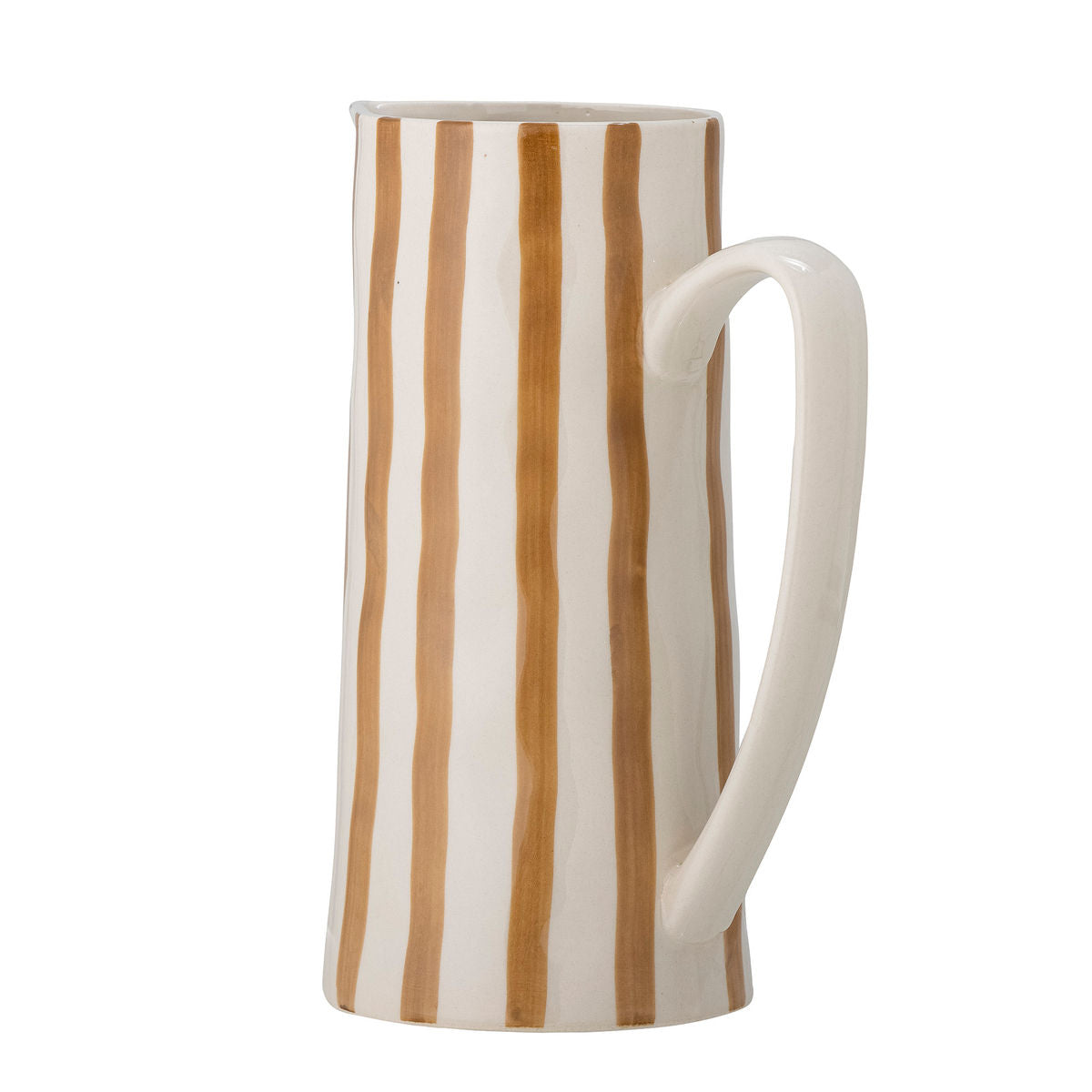 Creative Collection Begonia Pitcher, Brown, Stoneware