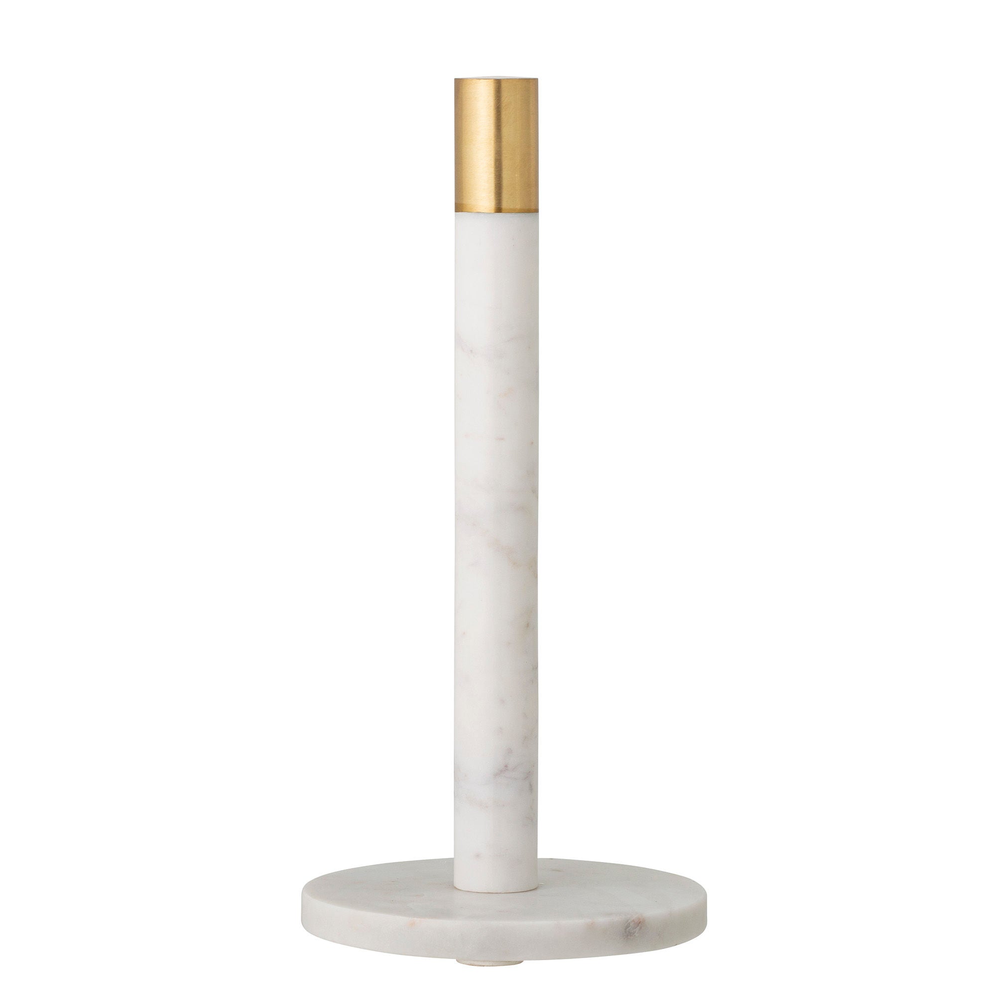 Bloomingville Emira kitchen towel holder, white, marble