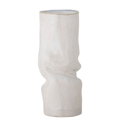 Bloomingville Araba Vase, White, Stoneware