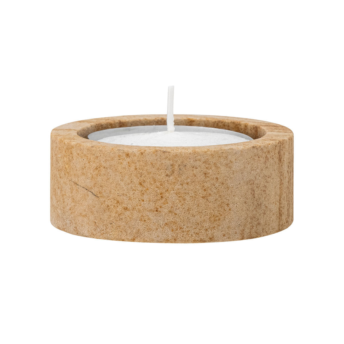 Bloomingville Dalin Votive &amp; Candle Holder, Brown, Sandstone