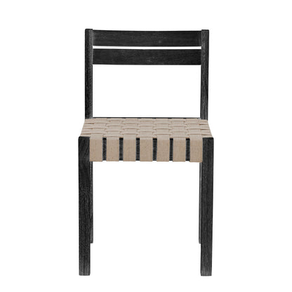 Bloomingville Maron Dining Chair, Black, Rubber Wood