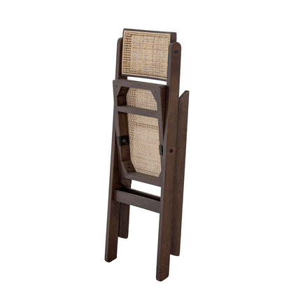 Creative Collection Loupe Dining Chair, Brown, Rubber Wood