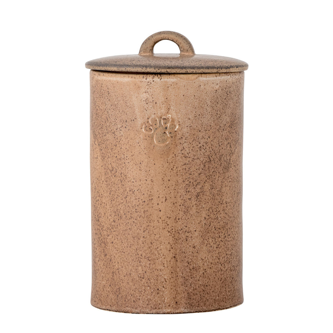 Bloomingville Buddy Pot w/lid, brown, stoneware