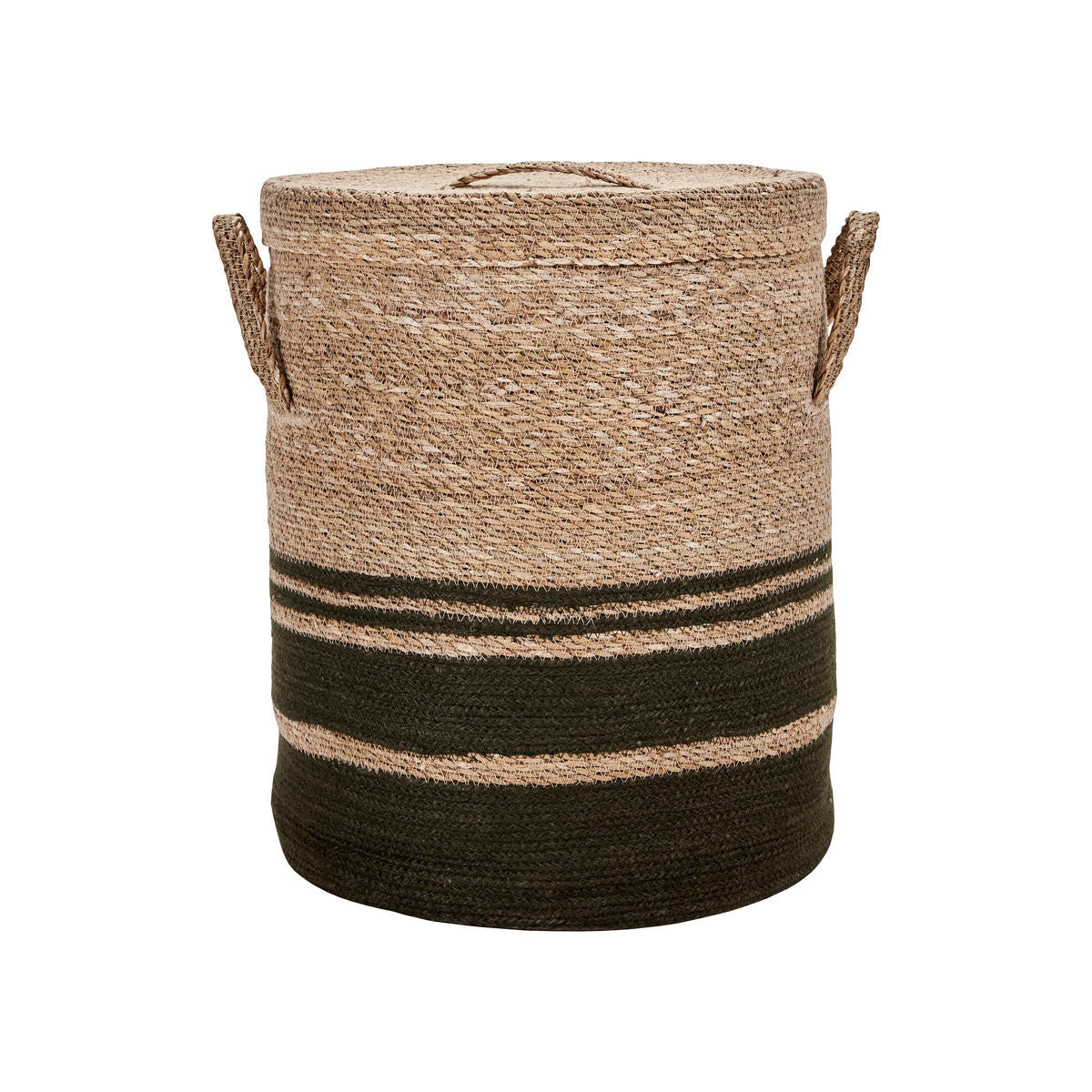 Basket with lid, hdlaundry, army