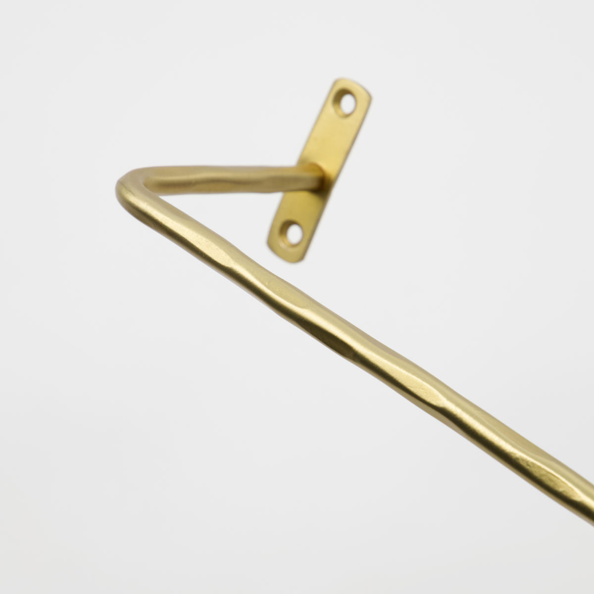 Towel holder, hdwelo, brushed brass finish