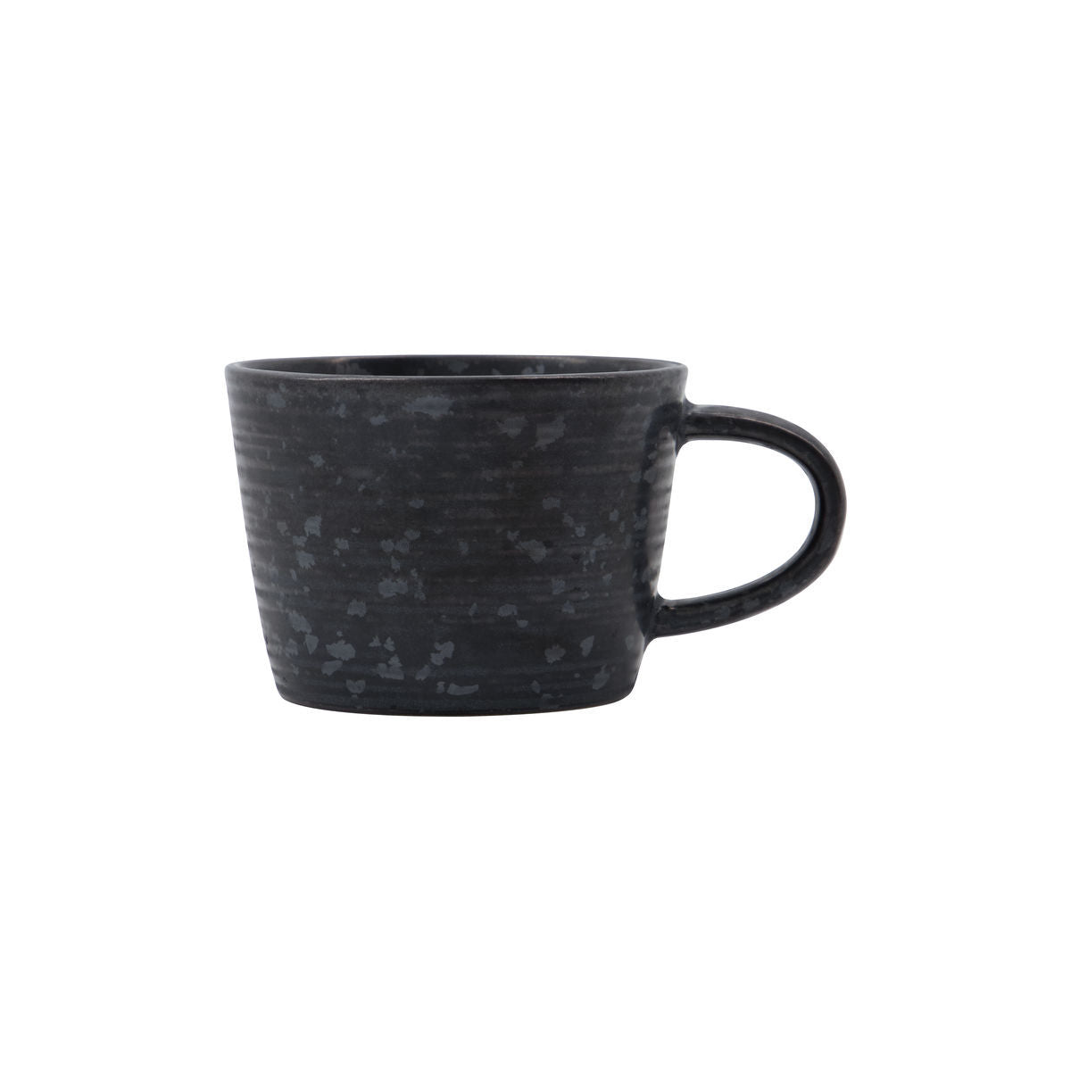 Cup with saucer, hdpion, black/brown