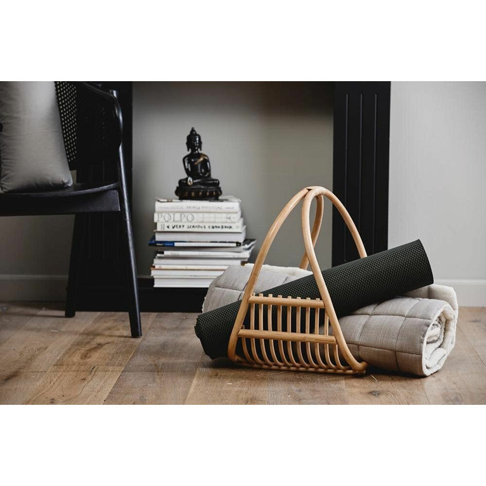 Nordal ROA magasin / avisholder i rattan - 42x37 cm - natur - Nordal - DesignGaragen.dk