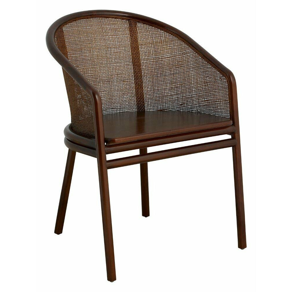 Nordal MOSSO dining chair - dark brown