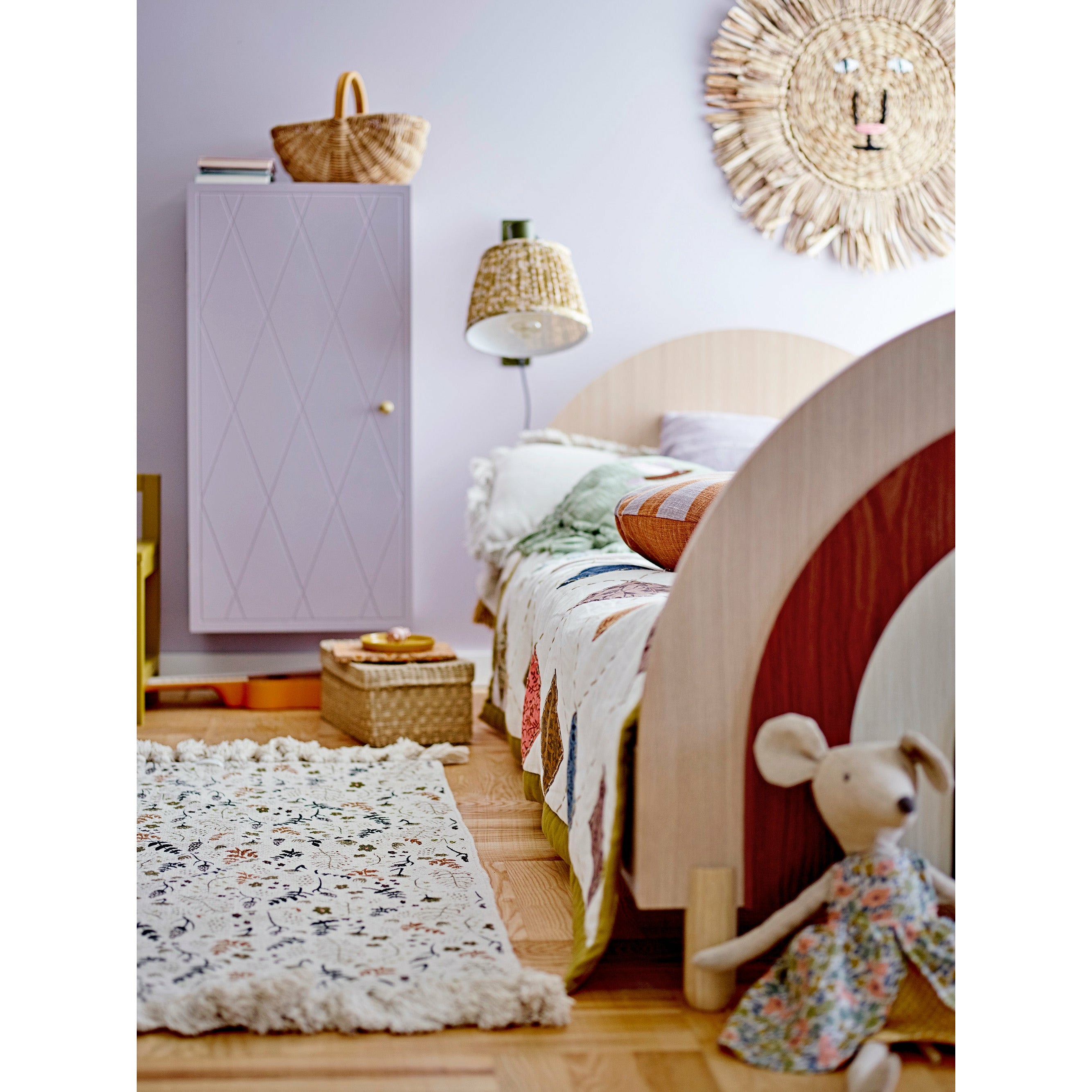 BLOOMINGVILLE MINI Nell Skab, Lilla, MDF - L40xH80xW30 cm - DesignGaragen.dk.