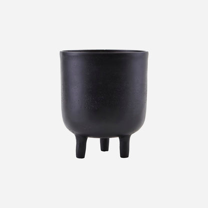 Herbal pot, hdjang, black oxidized