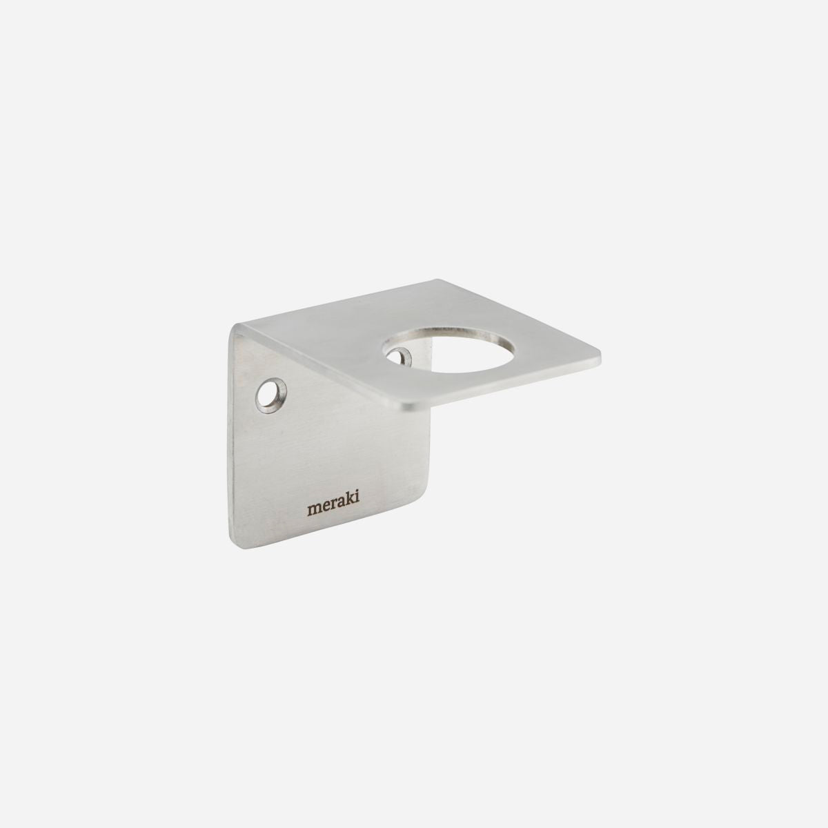 Meraki-brushed silver finish-l: 5.8 cm, w: 6.7 cm, h: 5.8 cm