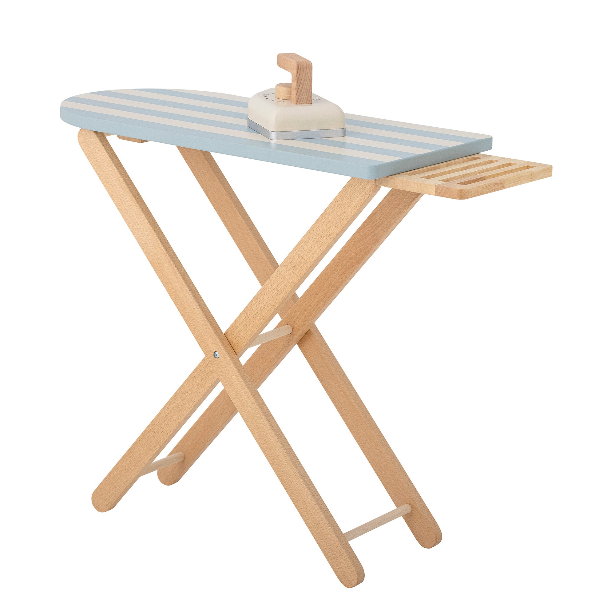 Bloomingville Mini - true toys, ironing board and iron, blue, FSC® 100%, Pine