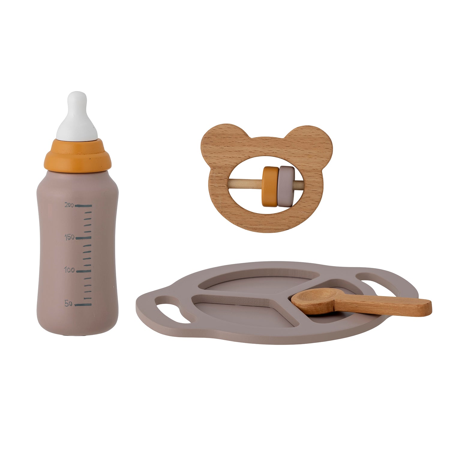 Bloomingville Mini - Riina Play Set, Baby, Gray, FSC®100%, Beech